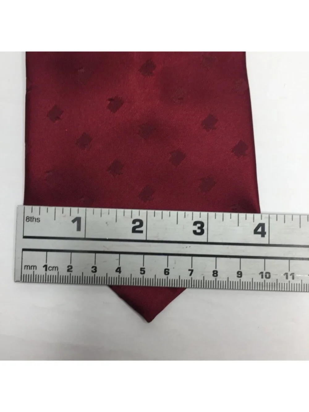 Botany 500 Boys Red Clip-on Tie Fancy Dressy Work Office Church